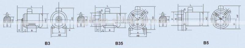 single-phase two-value capacitor motor