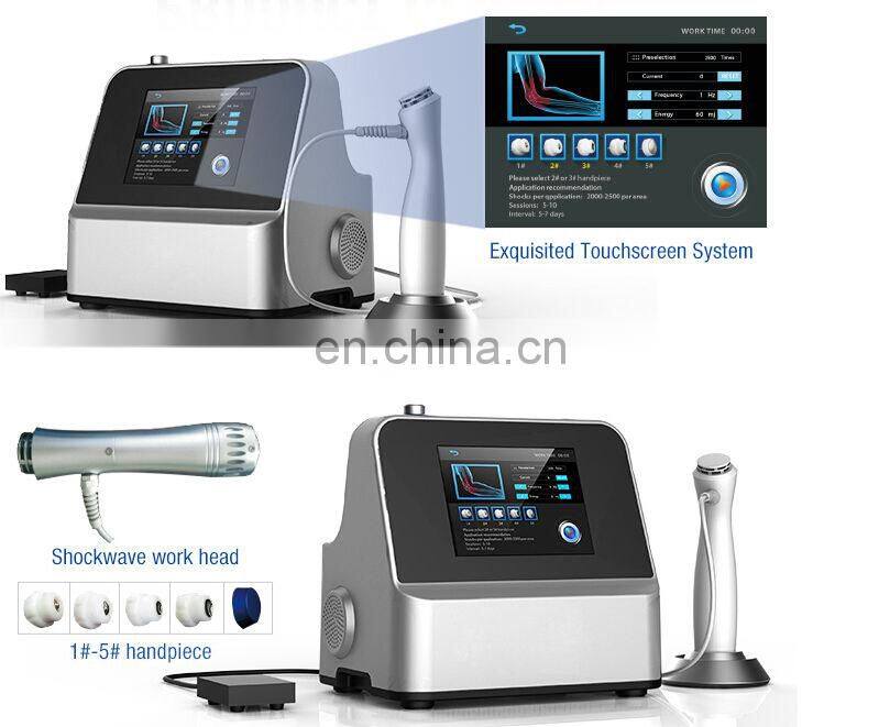 2019 factory price pain relief shock wave medical equipment portable shockwave therapy machine