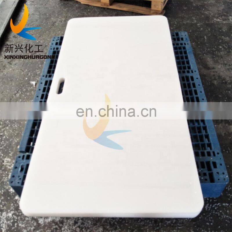 High density polyethylene shooting pad / ice rink hockey skill pad