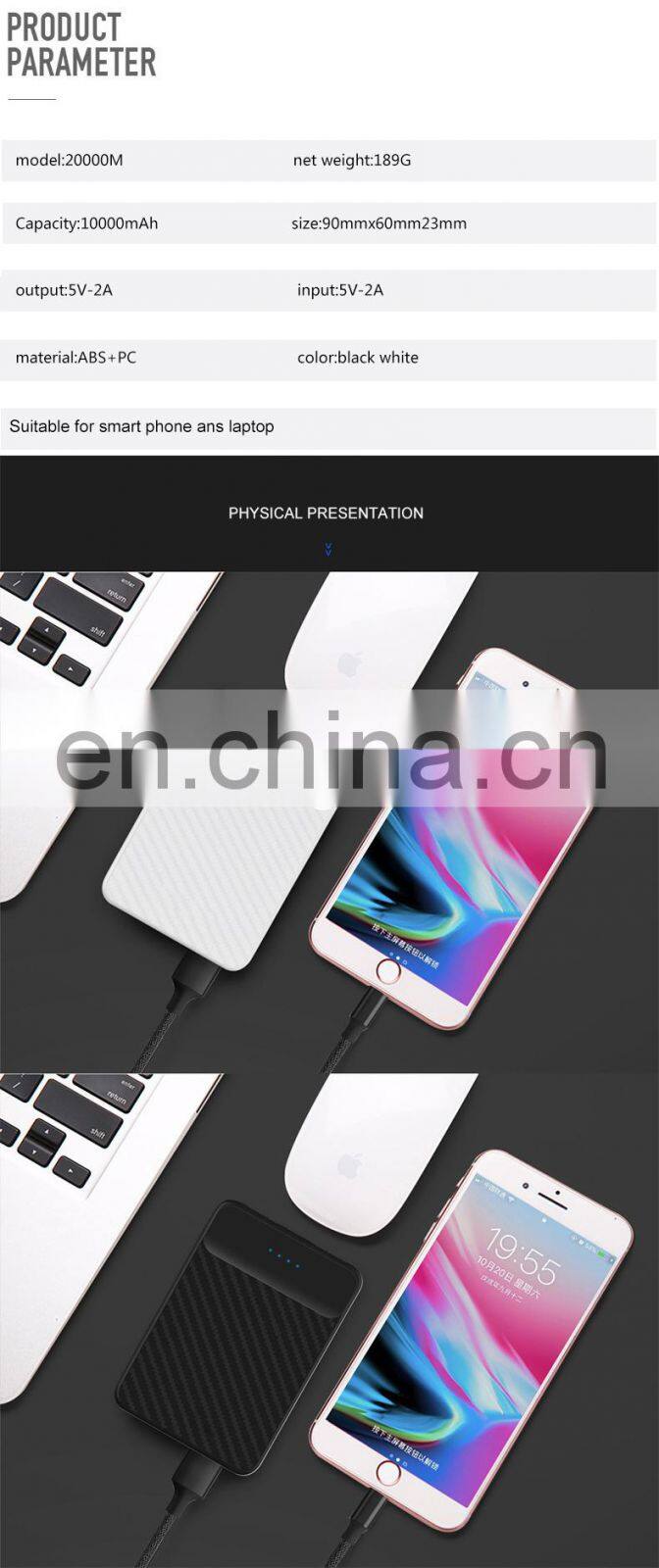 Trend 2019 Best Power Bank For iPhone Portable Large Capacity Led Display Banks Power 10000 mah 50000mah