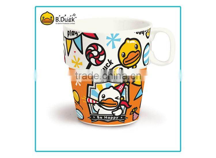 Popular B.Duck design artistic ceramic coffee cup tea cup party cup (5 sets)