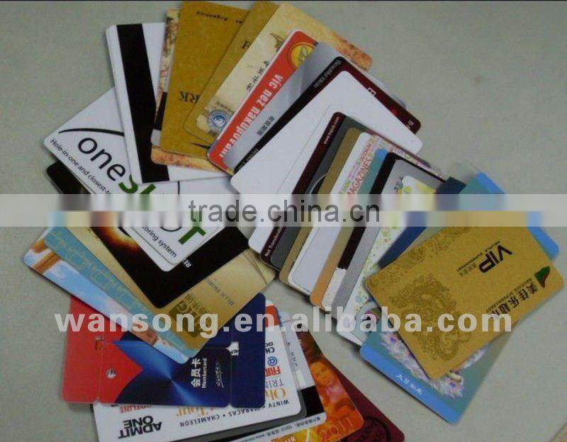 custom plastic mateiral business card ,membership card with serial number