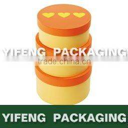 circle shaped nested boxes pink