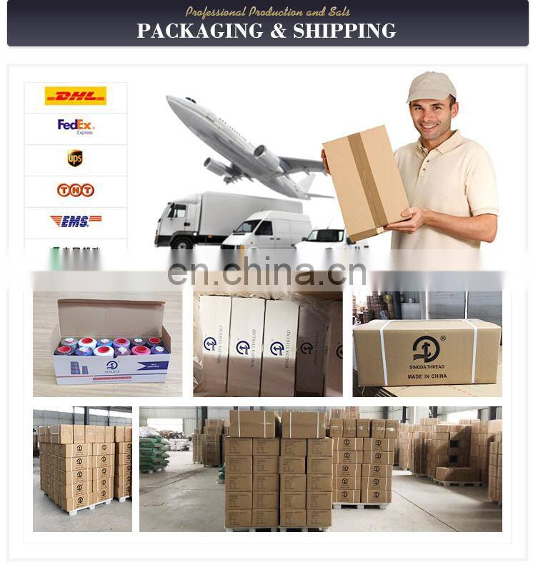 Wholesale 100 Spun Polyester Yarn dyed sewing thread 40/2 hilo poliester 40/2 thread twisting sewing machine