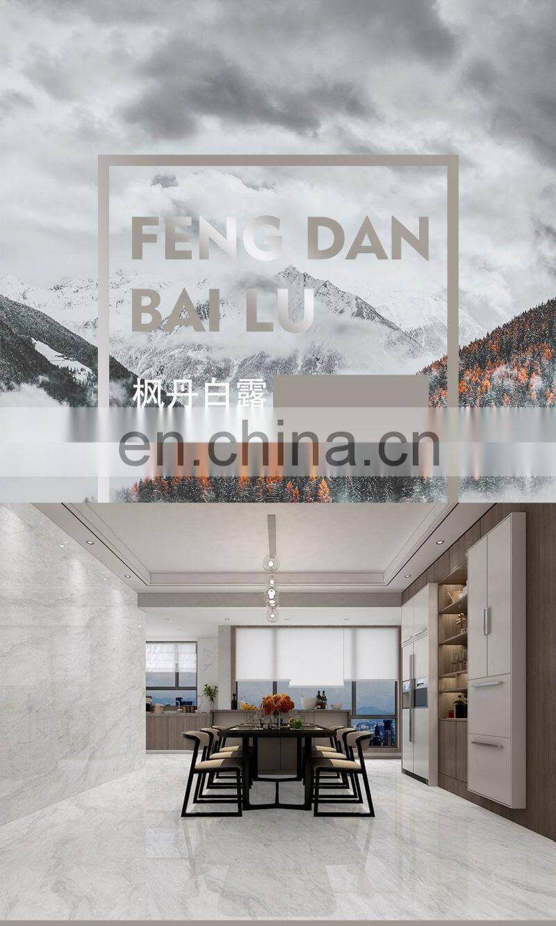 Foshan porcelain slab continuous pattern 800x800 high glossy marble polished floor tiles cheap price JM88381D