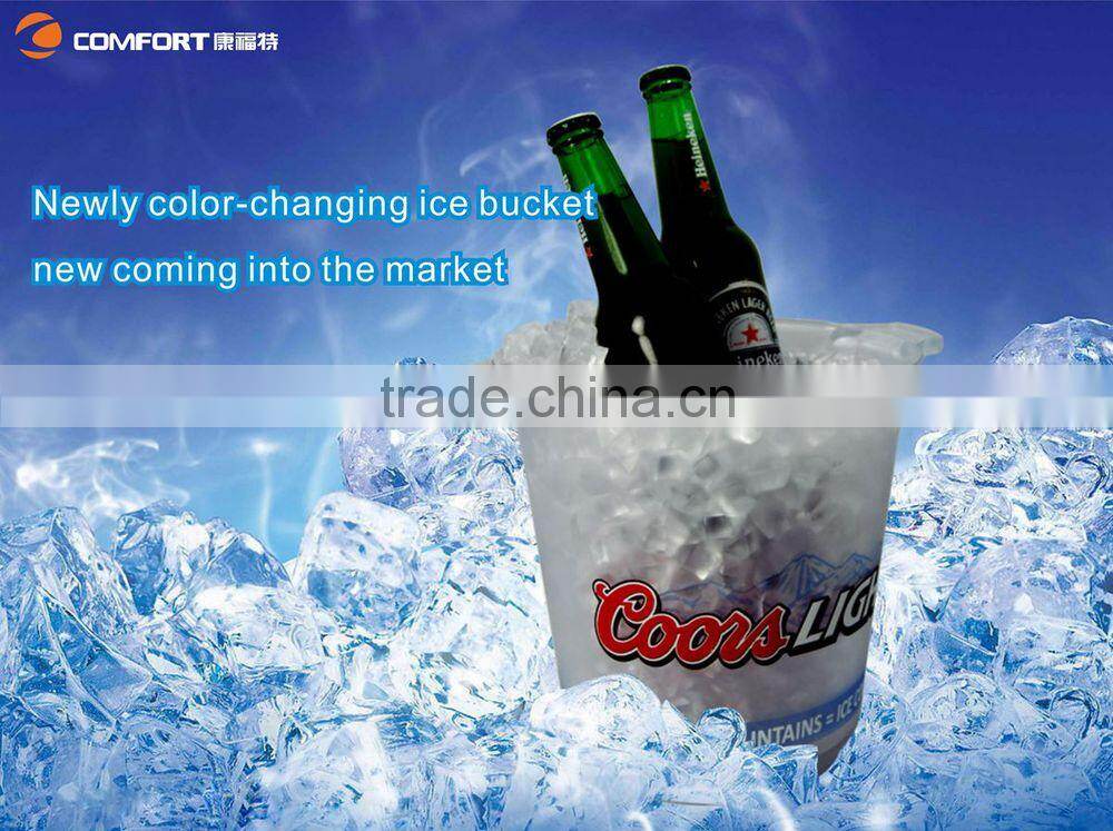 SGS Johnnie Walker round Ice Bucket Plastic Material plastic ice buckets for party