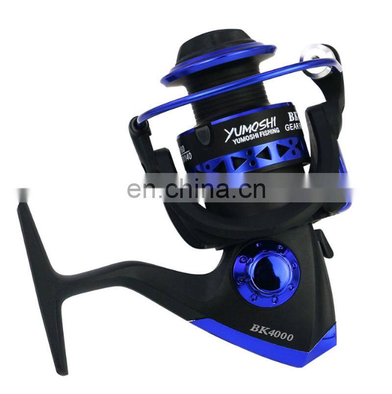High Quality Metal Spool 13BB Plastic Body Saltwater Spinning Fishing Reel For Reel And Rod Combo