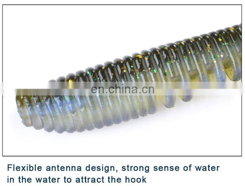 25 Colors 75mm 100mm 125mm Two-color Matching Special Flavor With Fragrant Soft Fishing Lures Larval Bass Soft Bait