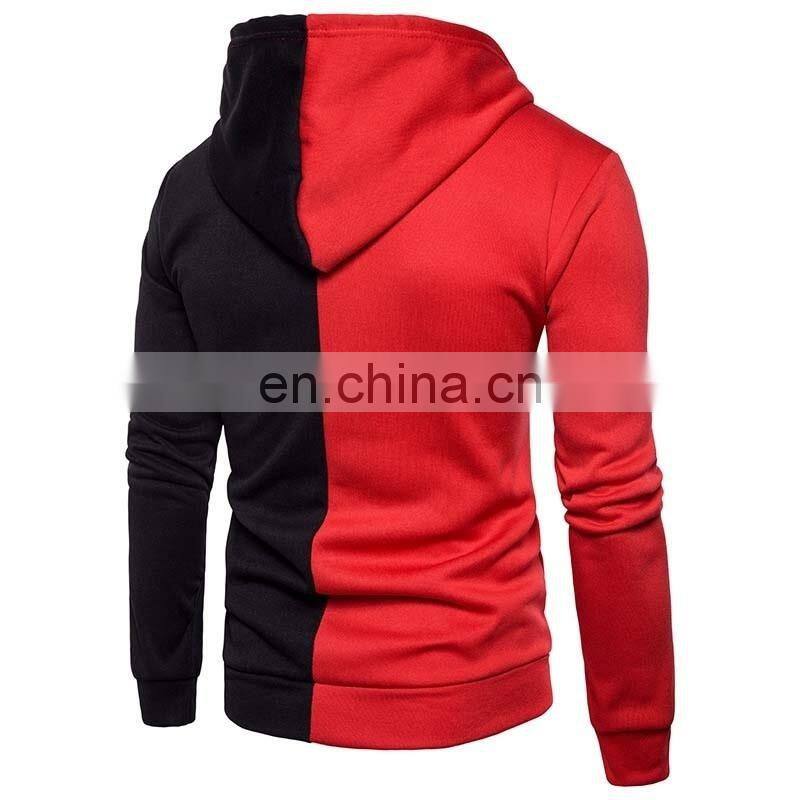 Merchant direct custom high-quality zipper sports cotton men's hoodie
