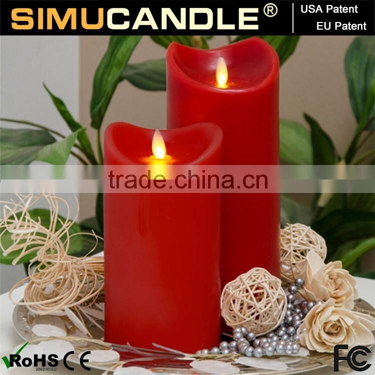 Fancy Design Birthday Candle LED with Moving Flame and USA, EU patent