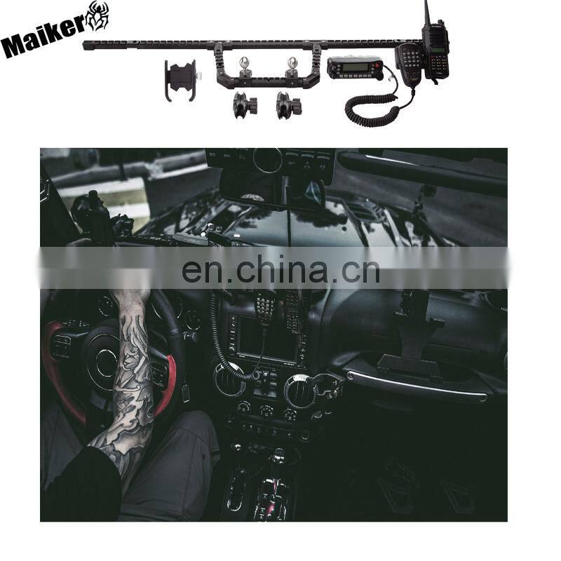 Furyengraver offroad version central control guide rail for Jeep Wrangler JK accessories