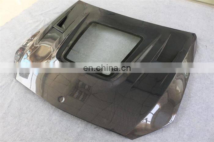 Runde Top Ranking Hood For Mercedes-Benz W205 C63 AMG Upgrade IMP Style Carbon Fiber Transparent Engine Cover