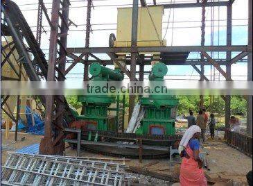 Wood pellet making line