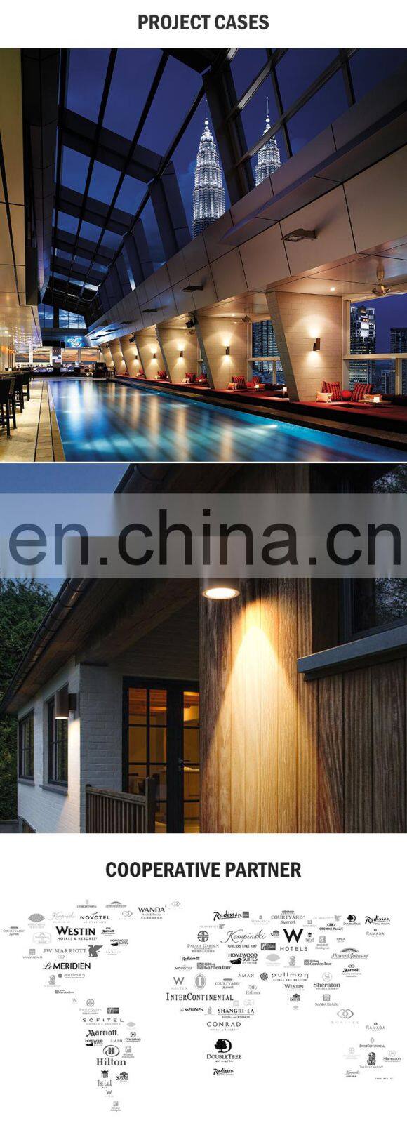 Top Quality Up and Down Black Aluminum IP65 Waterproof 20Watt Outdoor LED Wall Lamps