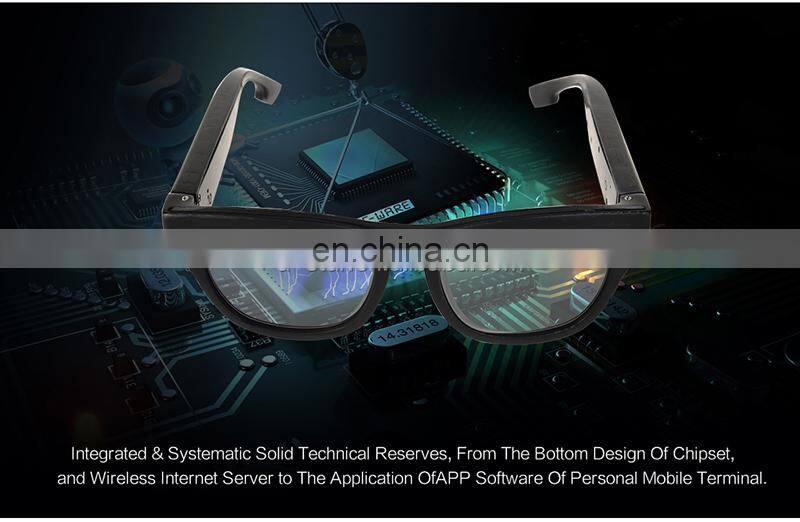 High Tech 1080P Full HD live streaming NO Hole Invisible android wifi video glasses camera