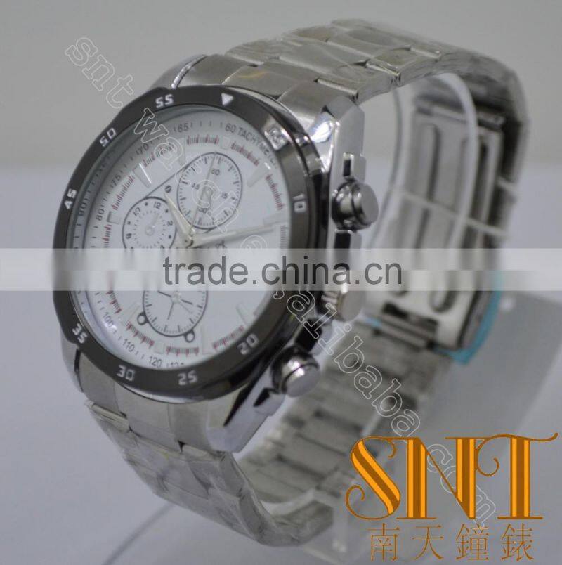 SNT-LA113 New Fashion Matte White Sunray Dial, High Quality Stainless Steel Watch