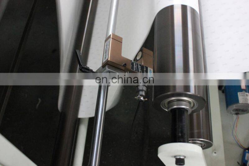 Roll to sheet cutting machine with slitting function for paper label sticker PET PVC film