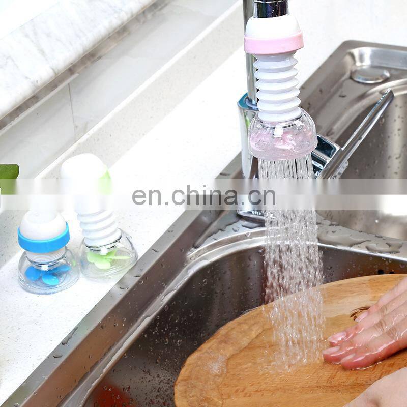 360 Adjustable Flexible Kitchen Faucet Extender Faucet Water-saving Splash-proof Plug Shower Water Filter
