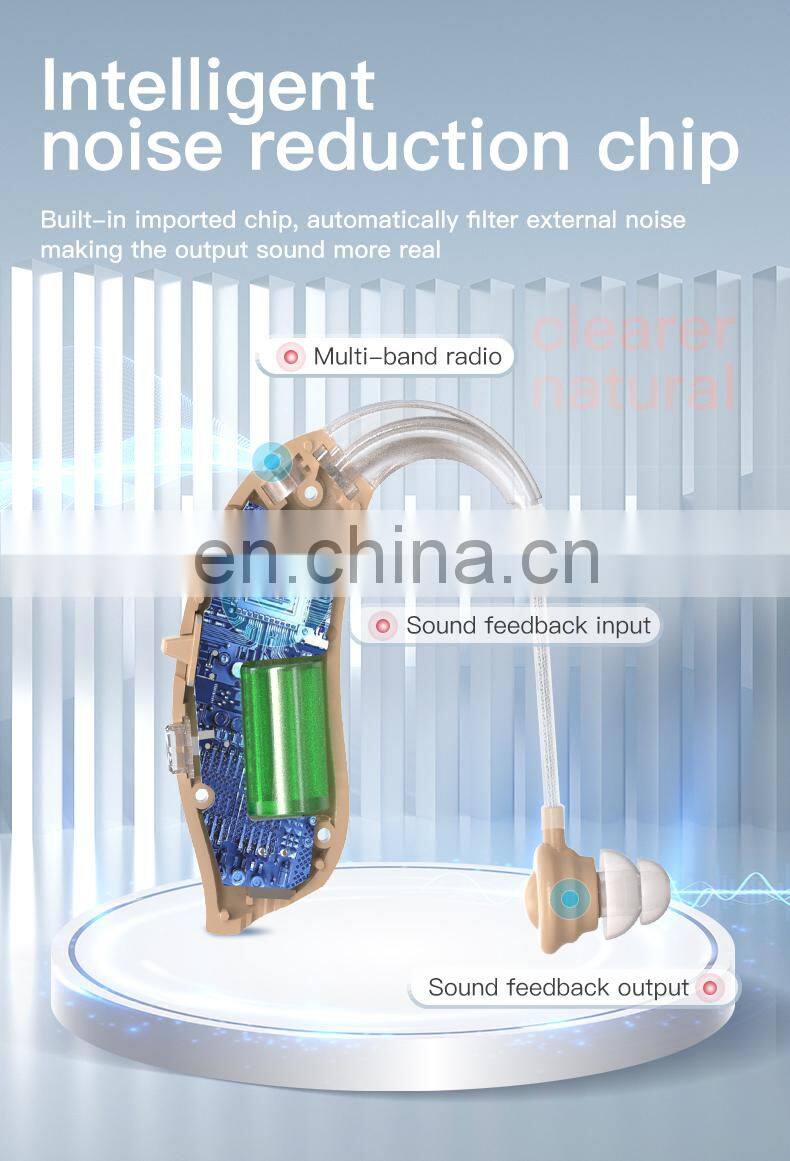 Hearing Aids Rechargeable BTE Hearing Ampilifer Audifono Para Sordo Horgerat Ear & Hearing Aids for Seniors