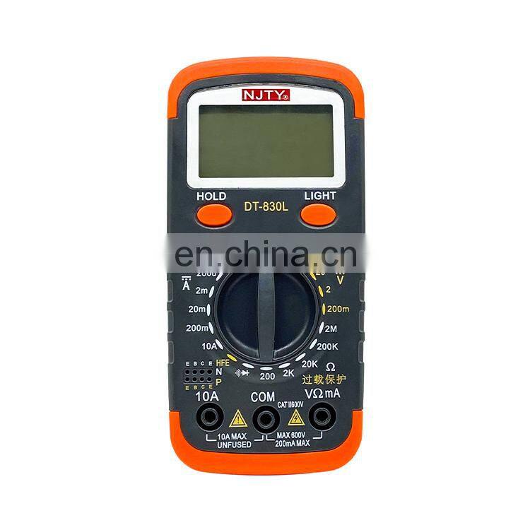 Multimeter New Meter Factory Direct Outlet Digital Multimeter 600V AC Current Intelligent Multimeter