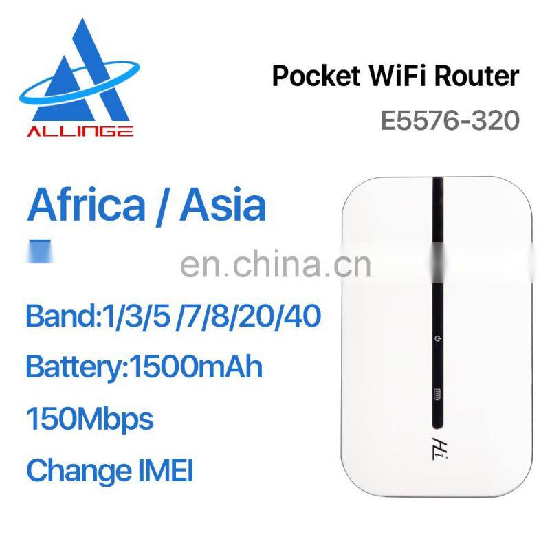 ALLINGE MDZ176 Unlocked E5885 Pocket Wifi Router 4G VPN Wireless Router with Sim Card Support RJ45 Port