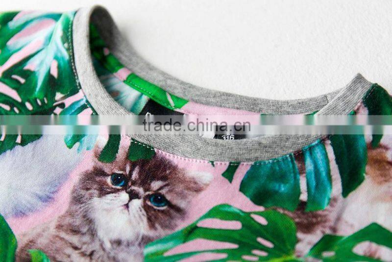 girls tight dress with all over printing