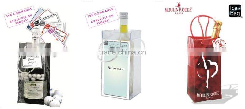 Spring Wine & Spirits Soft Clear PVC Wine Bag