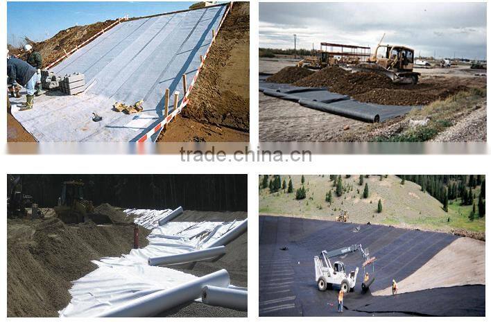 Filament Spunbond Needle Punched Polyester non woven geotextile 300g/m2