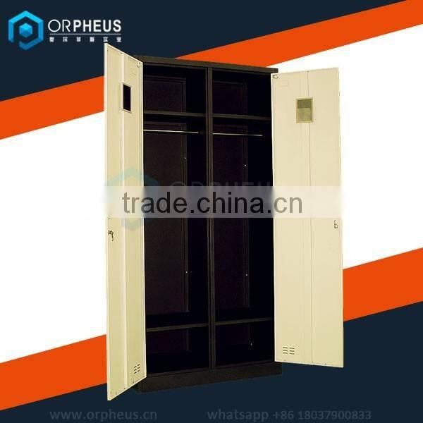 Best Selling Knocked Down Strcture No Folded Double White Door Wardrobe Closet