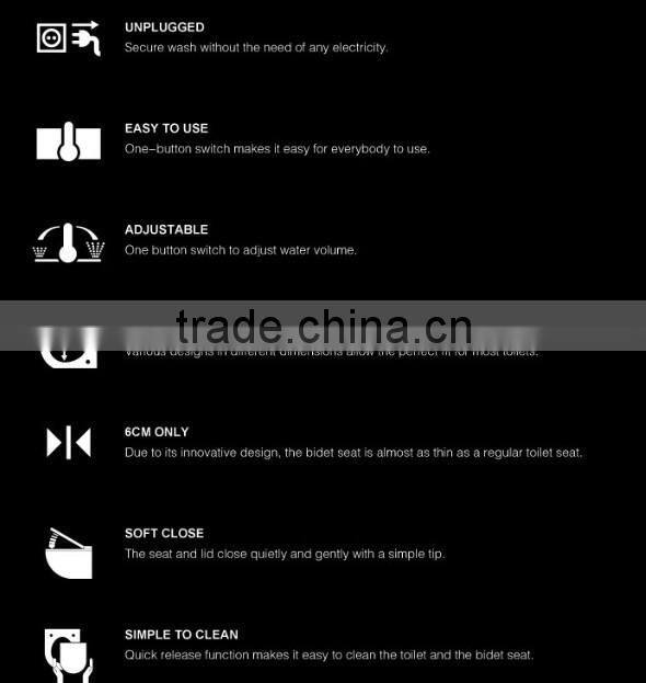 Factory Bathroom Auto-cleaning Toilet Bidet &Shattaf Toilet Bidet