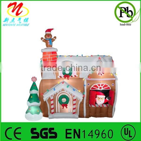Gemmy Christmas decoration inflatable Santas workshop