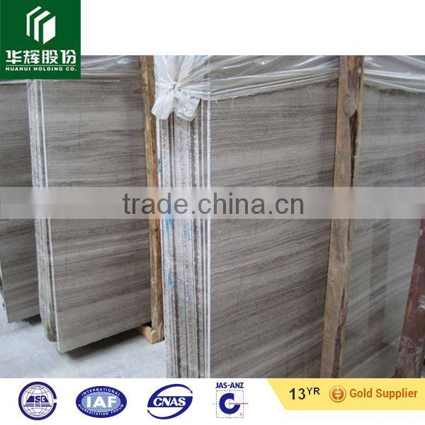 Cheap price Grey Marble Slabs Tiles Grey Wood Vein Marble