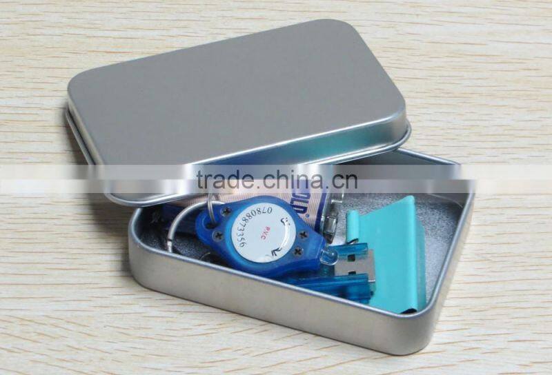 90ml Volume Small Pocket Gadget Candy Storage Chocolate Tin Box