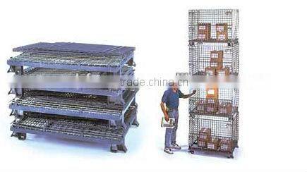 Stackable welded steel wire 50*50mm pallet mesh(Anping supplier)