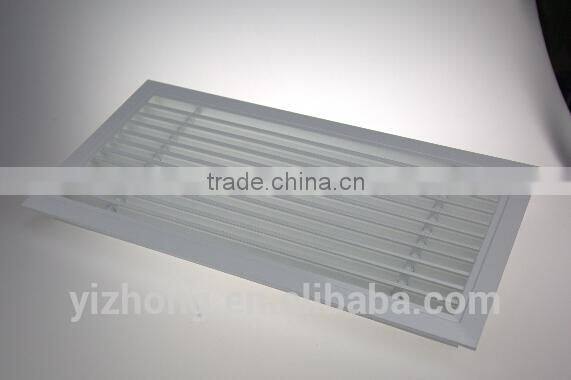 Aluminum extrusion profile for air grille