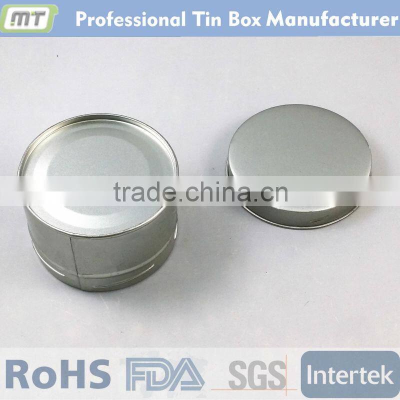 hot sale small tin container for food packing, small tin container