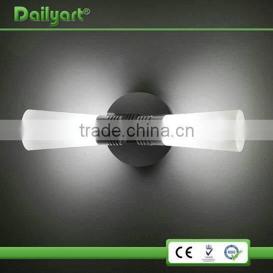 Plastic led light flexible gooseneck wall lamp for wholesales