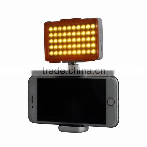 Commlite Pro CM-PL12 Black Color 12 LED Video Light Lamp for Canon, For Nikon DSLR,Cellphone,Ipad,Monopod