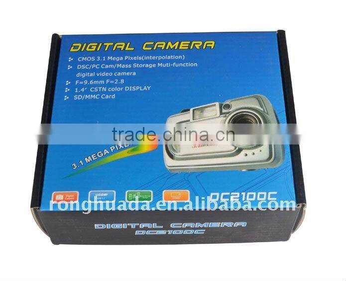 Cheap 4GB memory card digital camera with usb DC2100D