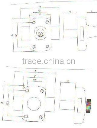 euro profile cylinder lock rim lock