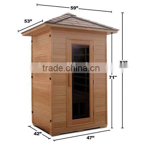 Canada hemlock far infrared sauna room outside infrared sauna