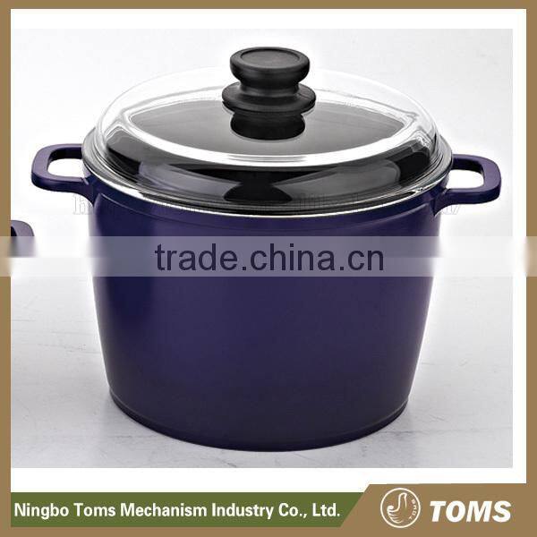 Non Stick Kitchen Supplies 24cm Cast Iron Mini Casseroles With Enamel Coated