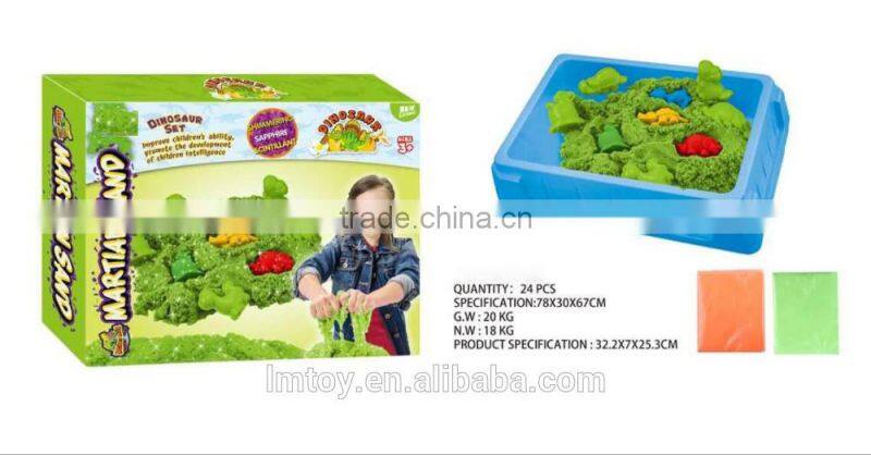 Animal Castle style of 750g 3D Magic Motion Sand with 9pcs mold & 1 table)