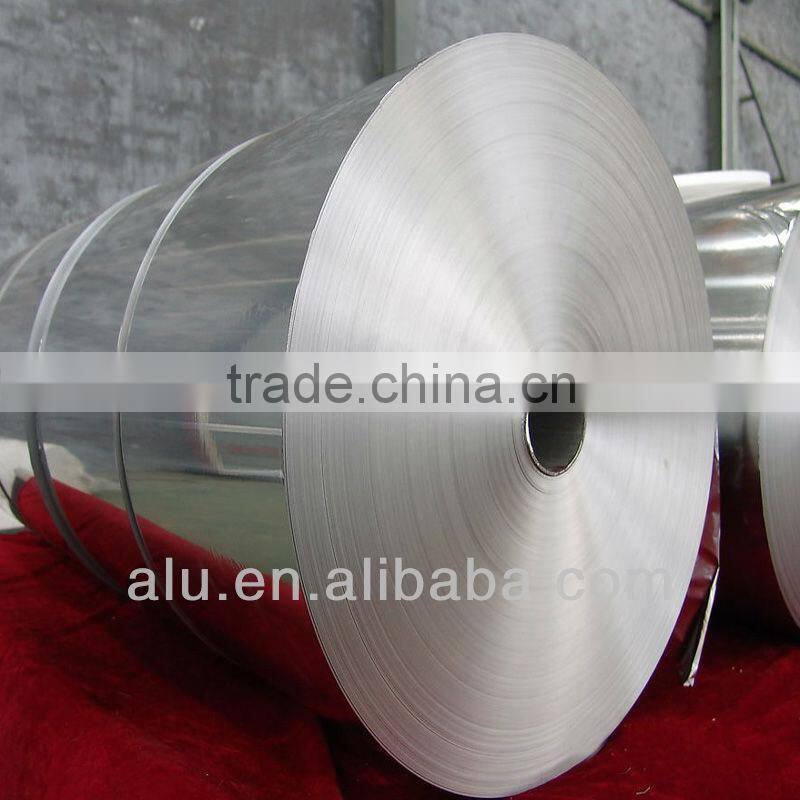 Industrial aluminum foil jumbo roll used for reprocessing