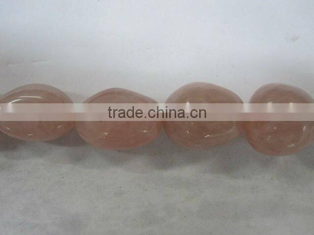 wholes natural polished stone Rose quartz