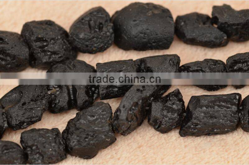 Natural Loose Gemstone Nugget Tekite Nugget Beads for Jewelry and Decoration
