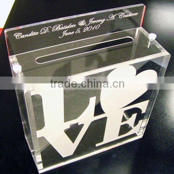 HOT Plexiglass Ballot Box,Plastic Donation Box,Acrylic Collection Box