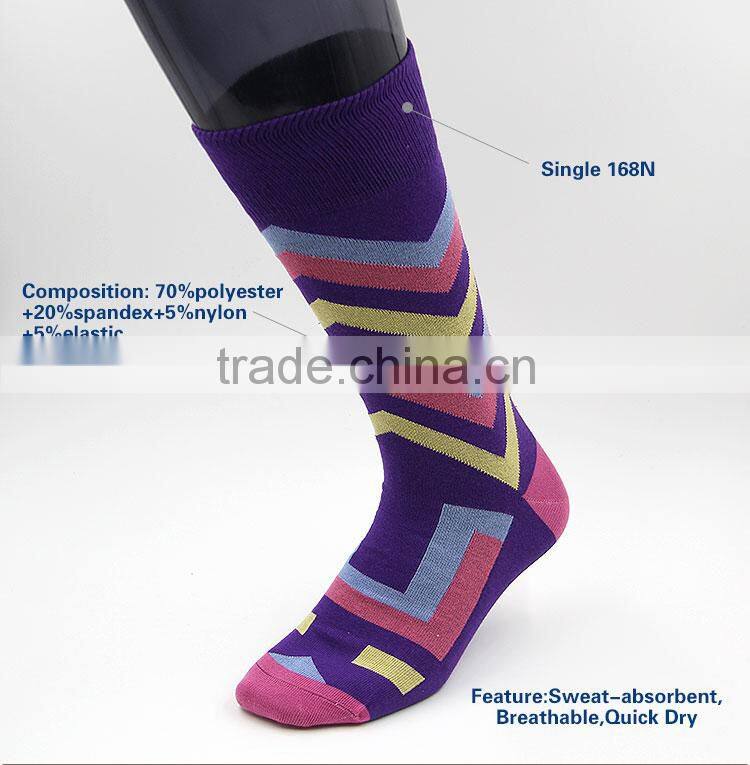 On sale long strip socks for women