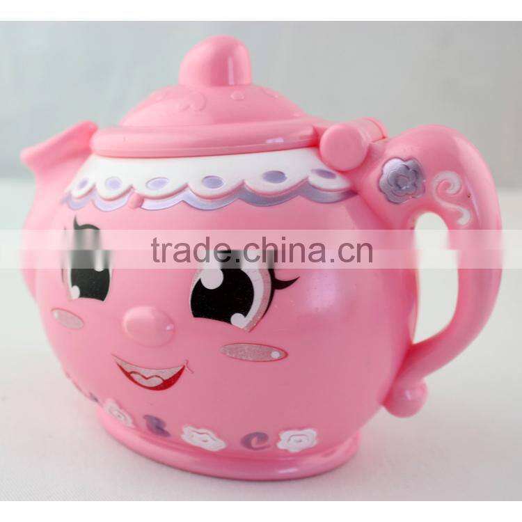Funny plastic tea set toys for kids