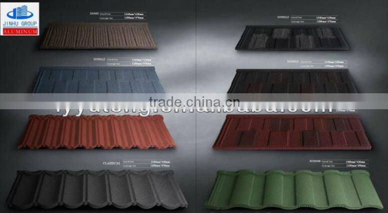New Design Color Stone Coated Metal Roof Tile